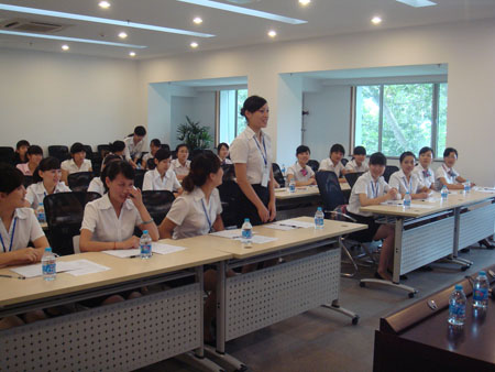 南瑞集團(tuán)會務(wù)服務(wù)與前臺接待禮儀培訓(xùn)案例